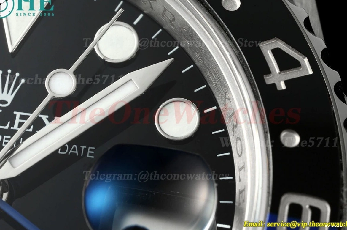 THBF Black 126710 40mm Master Batman Oys Dial GMT SH3285 SS SS II 0104